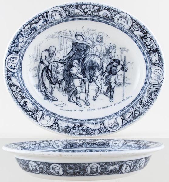 Dish Rowena c1880